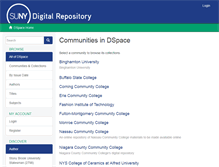 Tablet Screenshot of dspace.sunyconnect.suny.edu